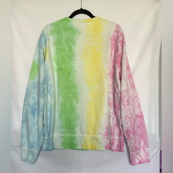 Ralph Lauren Pink and Yellow Tie-Dye Sweatshirt - Picture 3 of 7